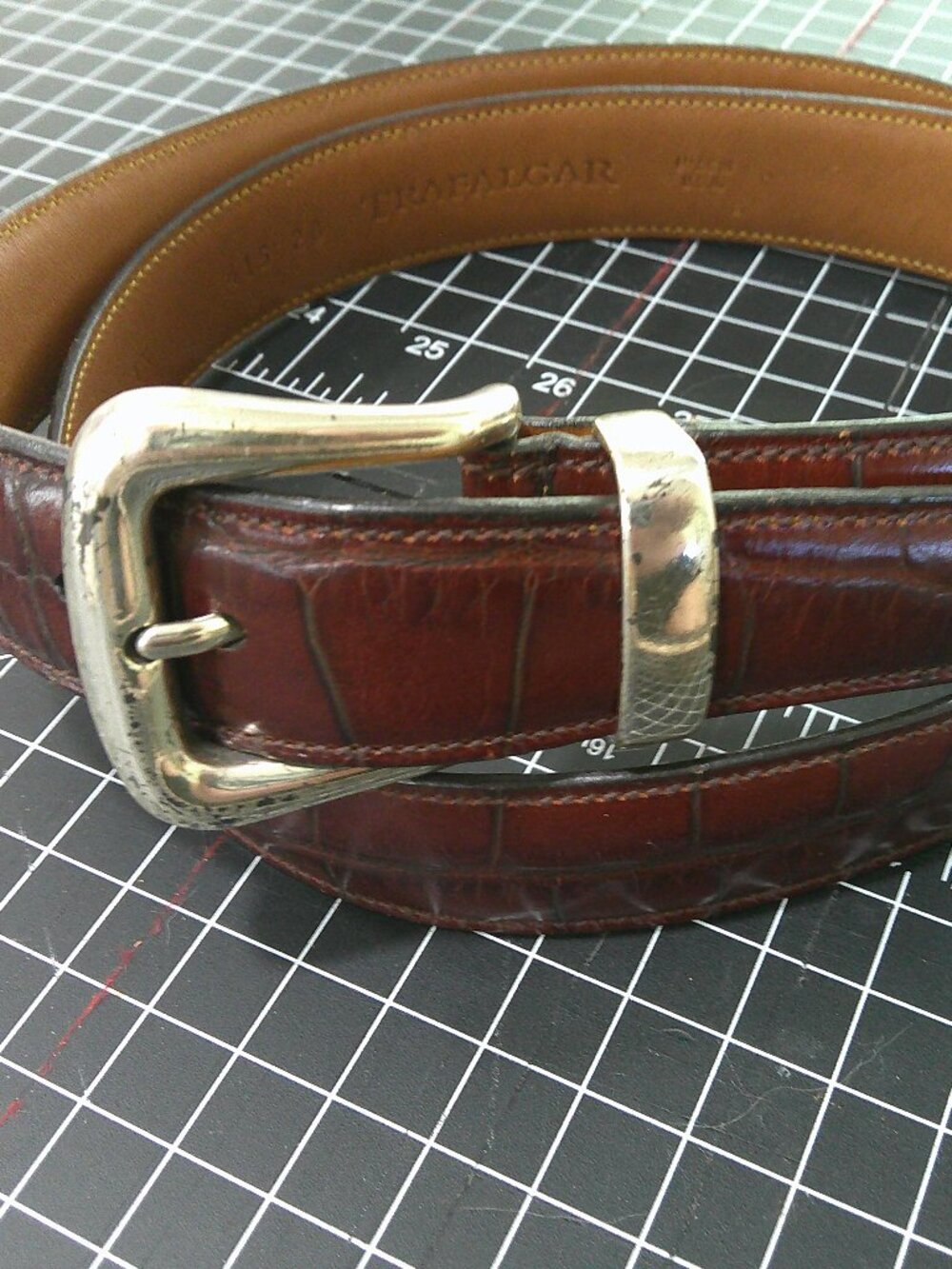 Trafalger Brown Leather Belt XL 40